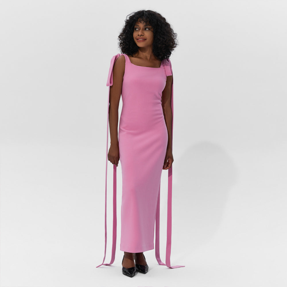 Robe Maxi pour femme, robe de soirée Maxi, épaules dénudées